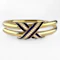 Victorian Gold Enamel & Pearl Bangle - Saddingtons Jewellery Stand 375 - image 1