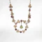 Edwardian Peridot Tourmaline & Pearl Festoon Necklace - Saddingtons Jewellery Stand 375 - image 2