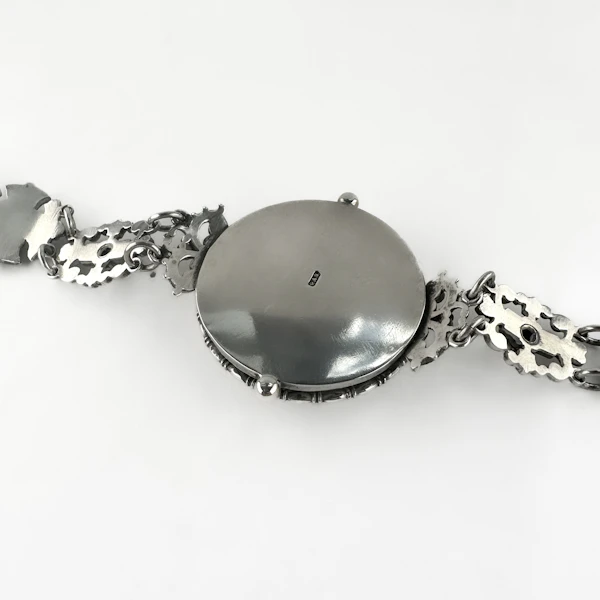 Georg Adam Scheid Art Nouveau Silver Bracelet - Saddingtons Jewellery Stand 375 - image 4
