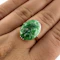 Vintage Carved Jade Ring - Saddingtons Jewellery stand 375 - image 1