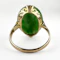 Vintage Carved Jade Ring - Saddingtons Jewellery stand 375 - image 4