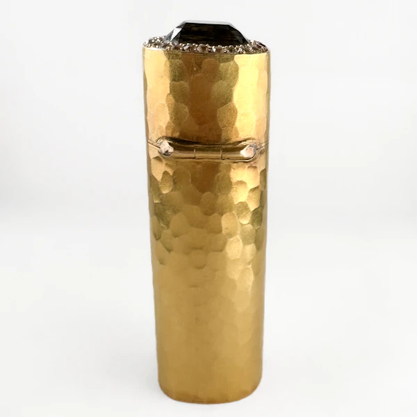 Edwardian Garnet & Diamond Scent Bottle - Saddingtons Jewellery Stand 375 - image 3