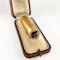 Edwardian Garnet & Diamond Scent Bottle - Saddingtons Jewellery Stand 375 - image 1
