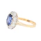 Sapphire Diamond Cluster Ring - Charlotte Sayers - image 4