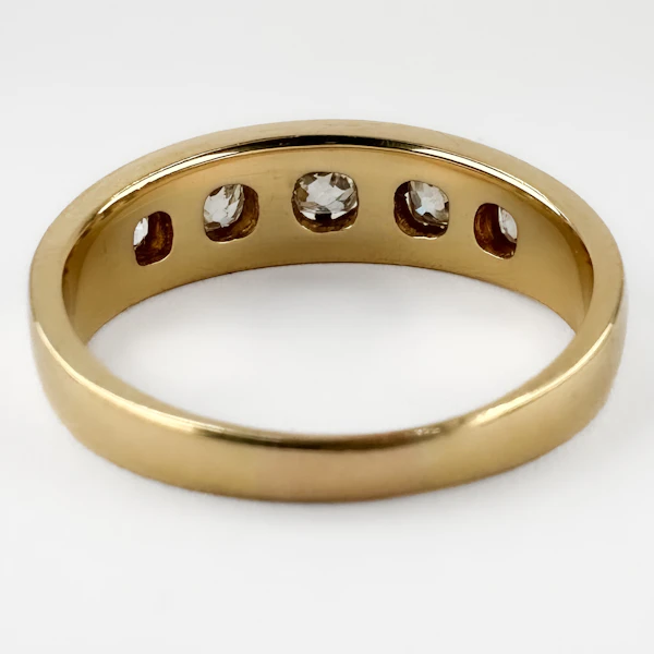 Victorian 5 Stone Diamond Ring - Saddingtons Jewellery Stand 375 - image 4