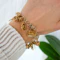 Vintage 9ct Gold Charm Bracelet, 1955 to 1971 - image 4