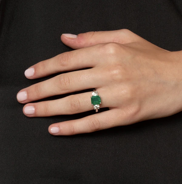 Platinum Emerald and Diamond Trilogy- Spectrum Antiques - image 2