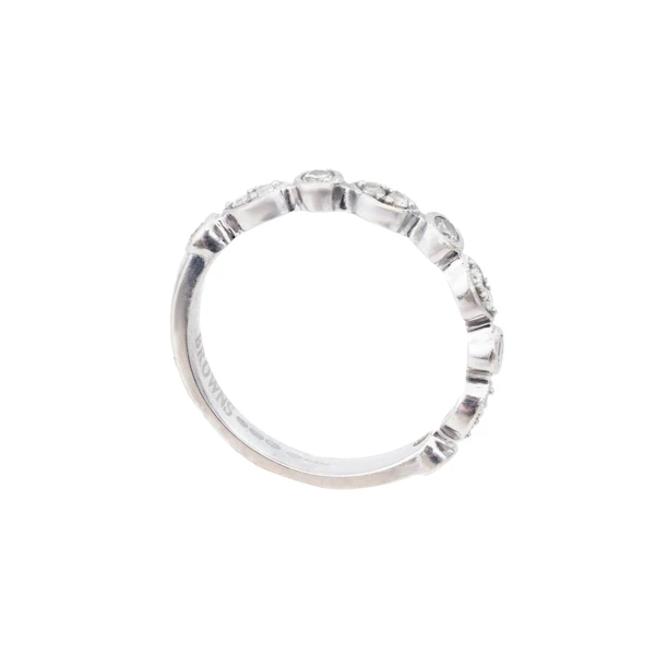 Browns 18ct White Gold 0.25ct DEF Diamond Eternity Band - image 2