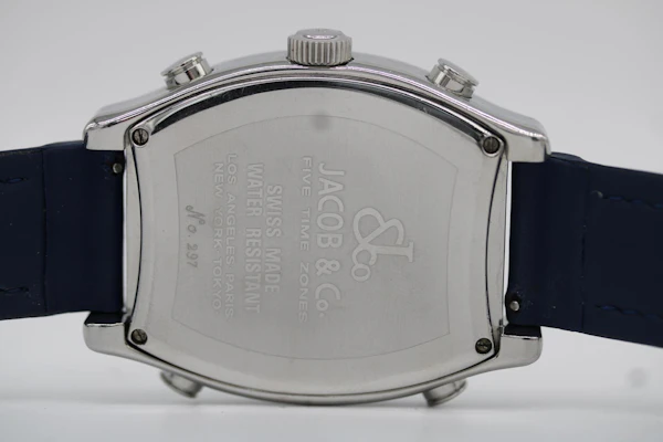 Jacob & Co. Five Time Zone Full set 3.2ct Diamond factory Set Bezel - image 9