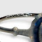 Ceylon Sapphire & Diamond Halo Ring in Platinum - image 3