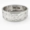 Art Deco Platinum Pierced Band - Saddingtons Jewellery Stand 375 - image 1