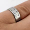 Art Deco Platinum Pierced Band - Saddingtons Jewellery Stand 375 - image 2