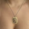 Victorian Banded Agate Pendant With Chain - Saddingtons Jewellery Stand 375 - image 1