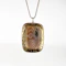 Victorian Banded Agate Pendant With Chain - Saddingtons Jewellery Stand 375 - image 3