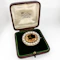 Victorian Topaz & Pearl Oval Brooch - Saddingtons Jewellery Stand 375 - image 2