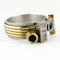 Modernist Sapphire & Diamond Spinner Ring - Saddingtons Jewellery Stand 375 - image 2