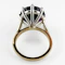Large Vintage Amethyst & Diamond Ring - Saddingtons Jewellery Stand 375 - image 5