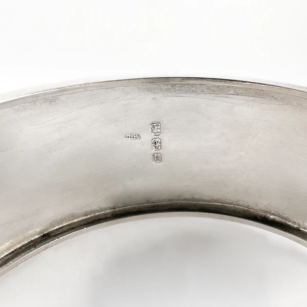 Victorian Silver Belt Cuff Bracelet - Saddingtons Jewellery Stand 375 - image 4