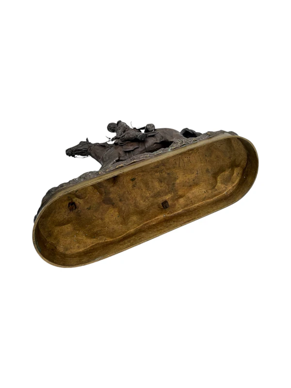 Russian late 19th century bronze Model of the Kozak, St Petersburg by Samonoff. - image 10