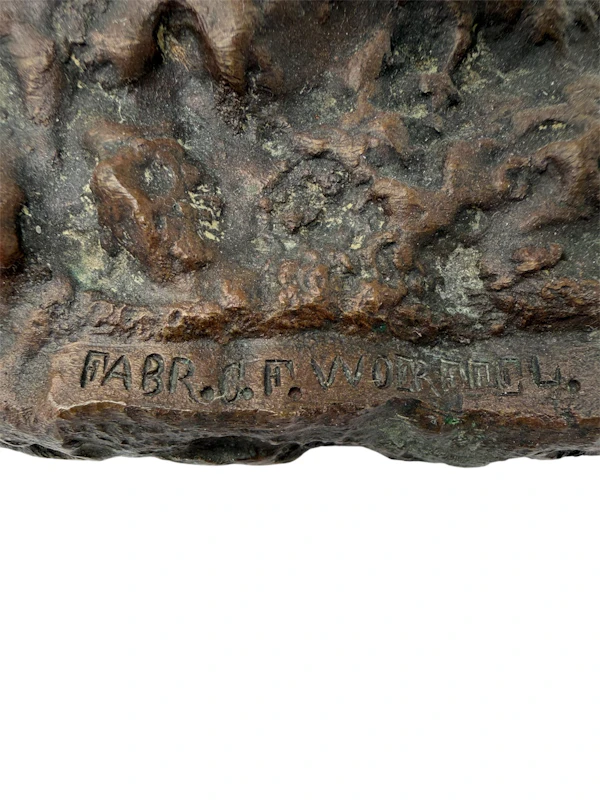 Russian late 19th century bronze Model of the Kozak, St Petersburg by Samonoff. - image 9