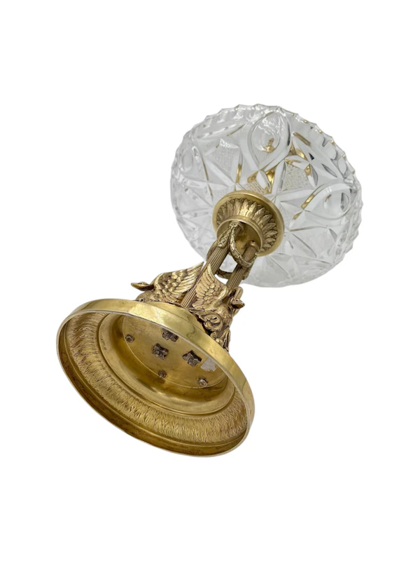 Russian silver and cut glass centrepiece, Moscow, c.1910 by Forth Artel. - image 7