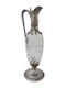 Faberge silver and decorative glass claret jug, Moscow c.1890. - image 2