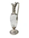 Faberge silver and decorative glass claret jug, Moscow c.1890. - image 4