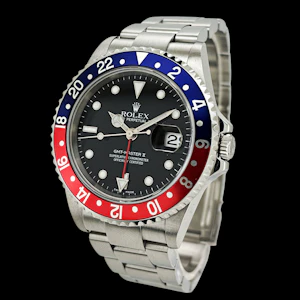 ROLEX GMT MASTER II PEPSI 16710 FULL SET 2004 - NO HOLES CASE