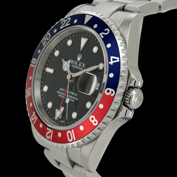 ROLEX GMT MASTER II PEPSI 16710 FULL SET 2004 - NO HOLES CASE - image 2