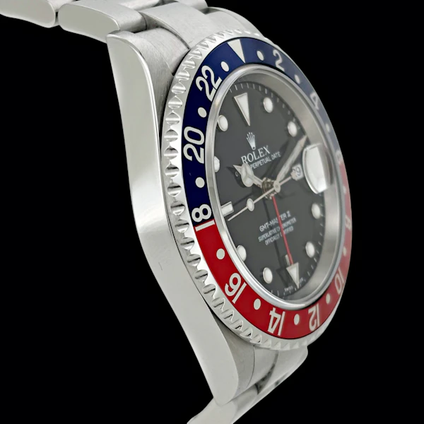 ROLEX GMT MASTER II PEPSI 16710 FULL SET 2004 - NO HOLES CASE - image 3