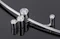 Georg Jensen Cascade Necklace  1504D 18ct white gold 4 diamonds 0.40 ct Mark Constable Unit 301 - image 2