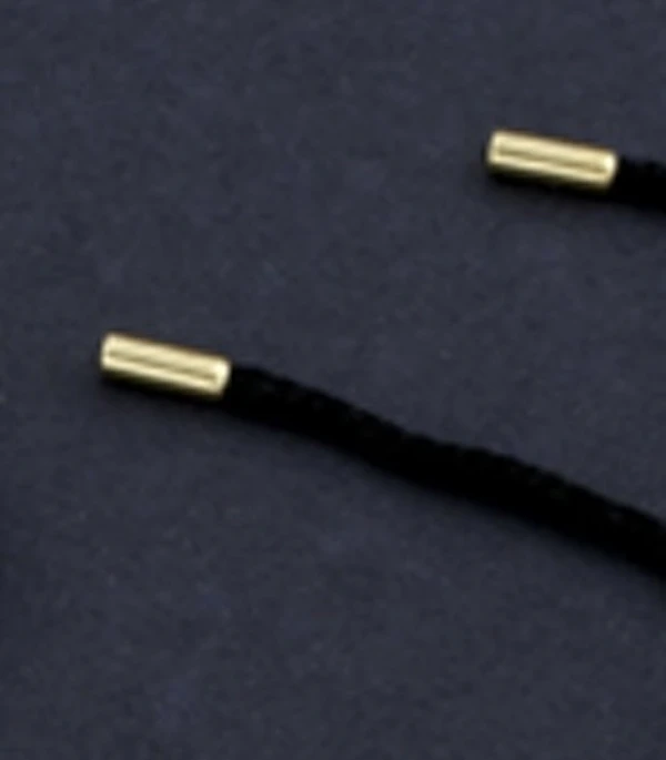Georg Jensen 18ct yellow gold large Zephyr pendant on silk cord. Mark Constable Unit 301 - image 2