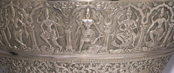 Ceremonial Solid Silver Kutch Water Vessel Gangajali 1910 - image 2