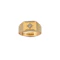 18ct Gold Diamond Star-Set Signet Ring Spectrum Antiques - image 1