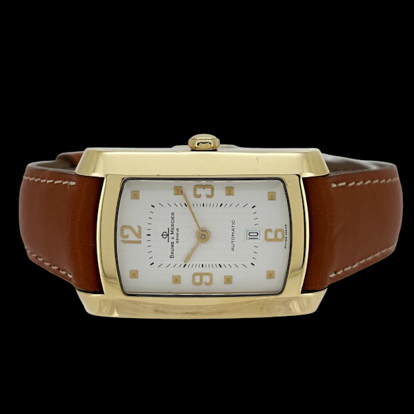 BAUME ET MERCIER HAMPTON YELLOW GOLD AUTOMATIC MV045225 FULL SET - image 4
