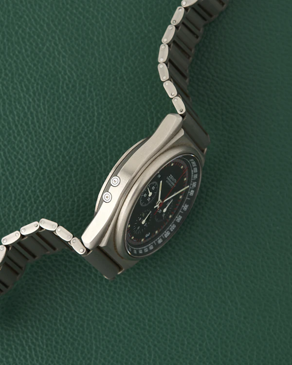 Zenith Titanium 95.0102.418 Port Royal Moonphase Black Dial Neo-Vintage 1980s - image 5