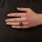 18ct Heavy Cabochon Garnet Ring Spectrum Antiques - image 2