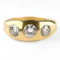 Edwardian 1.25ct 3 Diamond Gypsy Ring - Saddingtons Jewellery Stand 375 - image 1