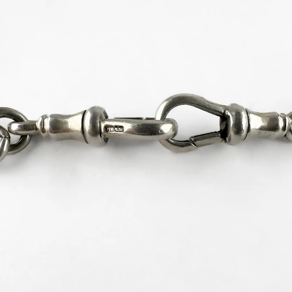 Silver Albert Chain With T-bar - Saddingtons Jewellery Stand 375 - image 4