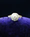 Downstairs at Grays: 18ct Yellow Gold & Platinum 0.75ct Diamond Cluster Ring Circa 1940-1950 - image 1