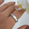 Baguette Diamond and Platinum Eternity Ring, Circa 1990, 5.00 Carats - image 2