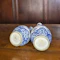 Pair of Kangxi(1662-1722) blue and white pear shape blue and white vases - image 3