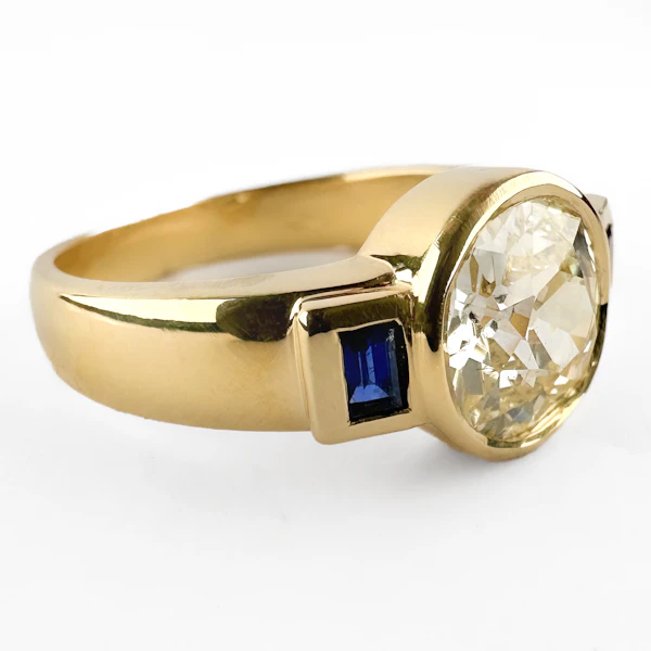1.63ct Diamond & Sapphire Ring - Saddingtons Jewellery Stand 375 - image 3