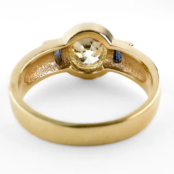 1.63ct Diamond & Sapphire Ring - Saddingtons Jewellery Stand 375 - image 4