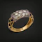 Vintage Ilias Lalaounis diamond & enamel ring - image 2