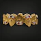 Lovely and Different Kutchinsky Ruby And Diamond Bracelet at Deco&Vintage Ltd - image 4