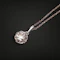 Lovely and Simple Single Diamond Pendant at Deco&Vintage Ltd - image 2
