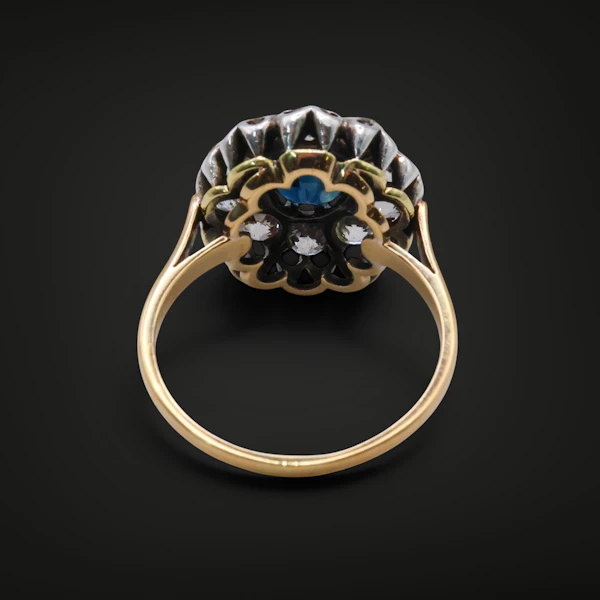 Lovely Antique Sapphire Diamond Ring at Deco&Vintage Ltd - image 4
