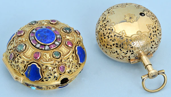 Gem Set Gold Repeater with Royal Coat of Arms - image 7