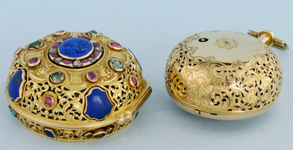 Gem Set Gold Repeater with Royal Coat of Arms - image 6